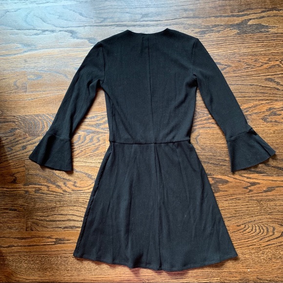 🎉HOST PICK🎉Reformation Black Ribbed Dress. - Picture 2 of 8